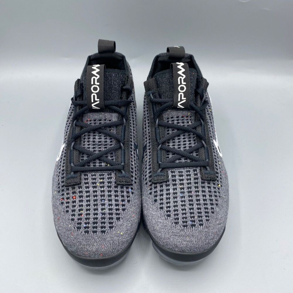 Nike Air VaporMax 2021 Flyknit GS Black White Oreo DB1550-006 Size 4.5Y WMNS 6 - Picture 2 of 6
